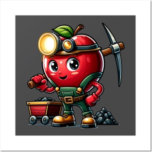 apple the miner Posters and Art